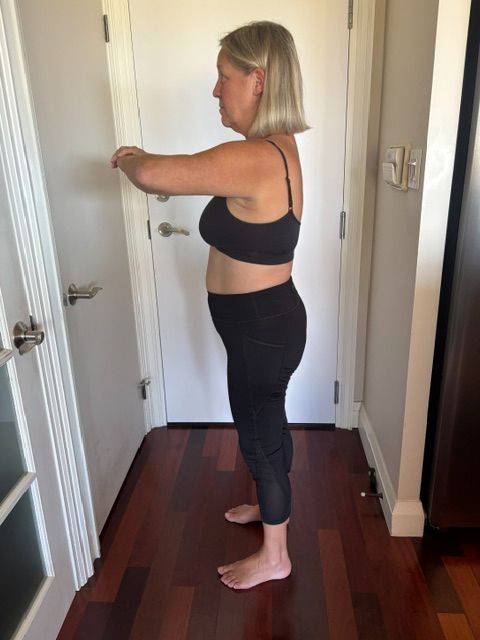 Natalie after LumaBody side view