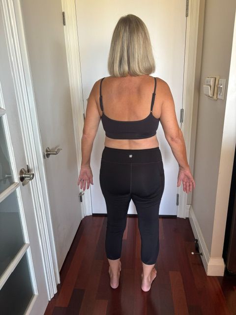 Natalie after LumaBody back view