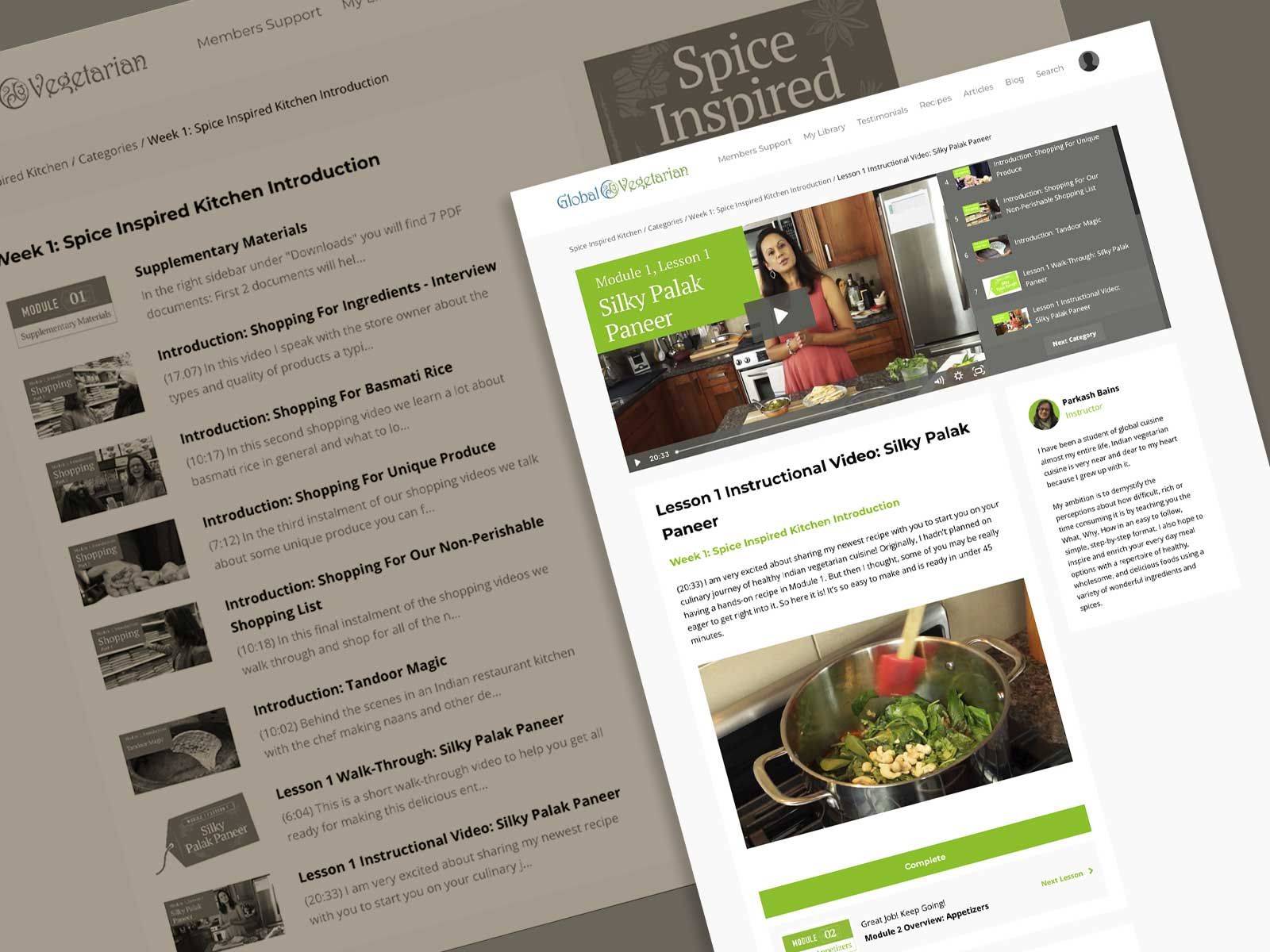 Spice Inspired Kitchen course interior