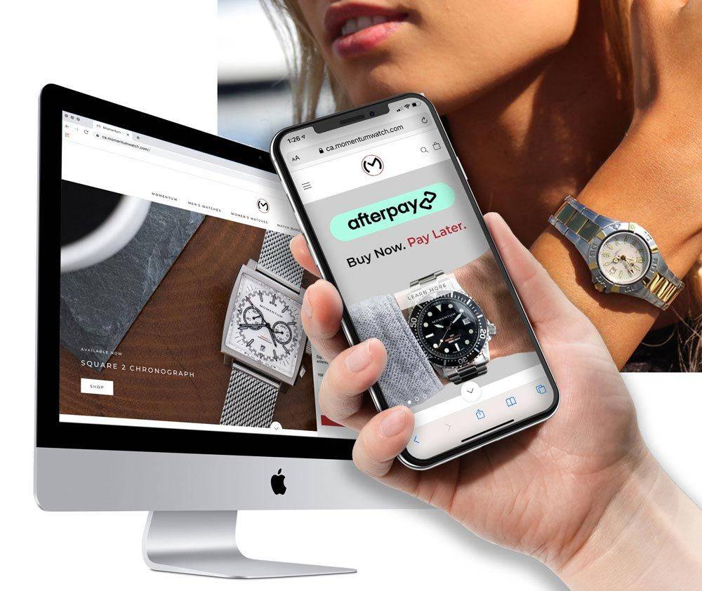 Momentum Watches product photography
