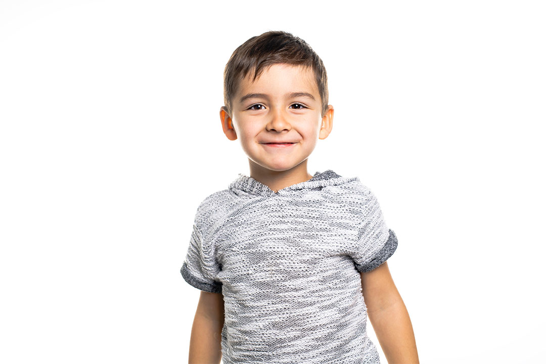 A calm, smiling boy who feels understood, the change this book helps create.