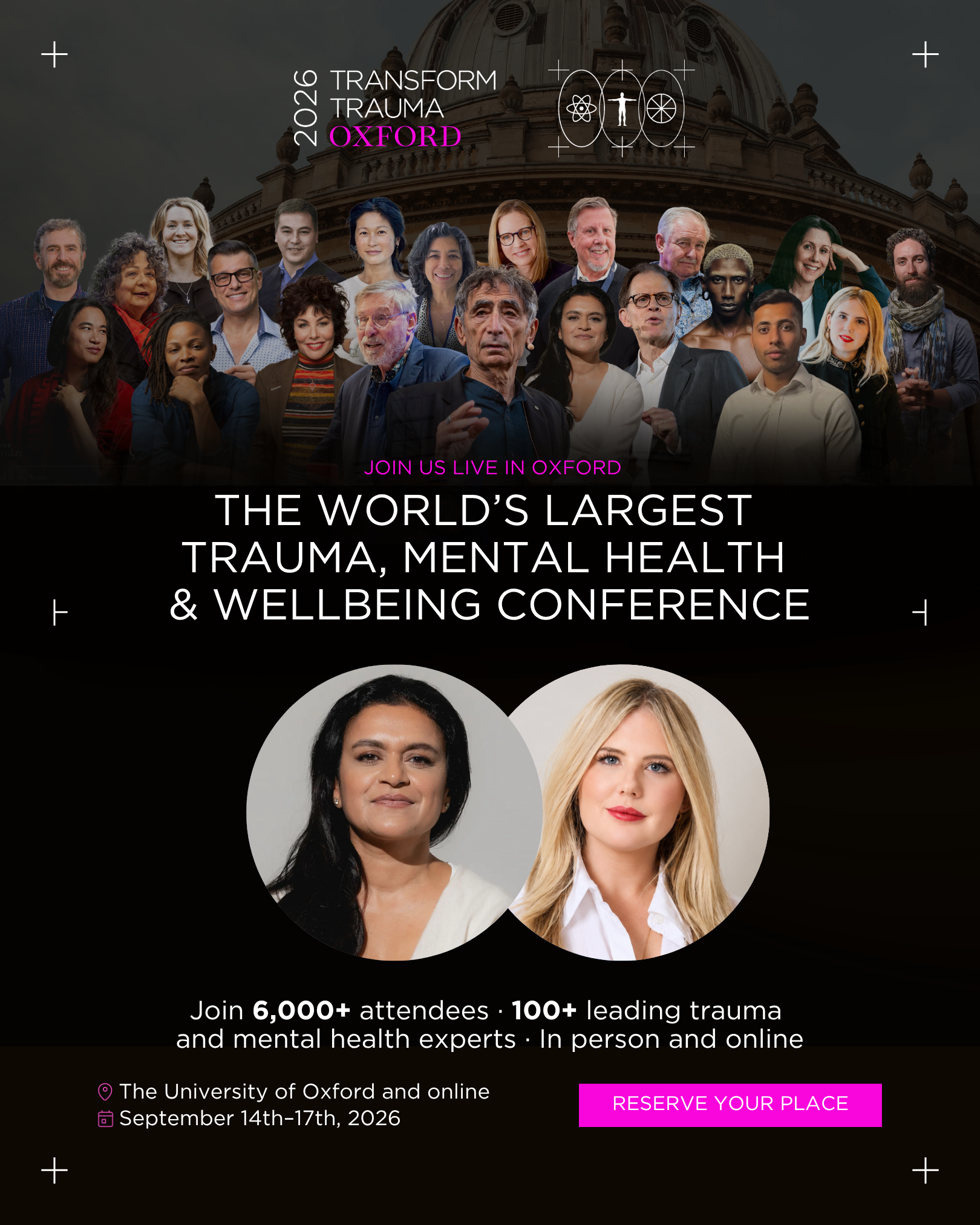 Dr Tara Swart with Poppy Delbridge
