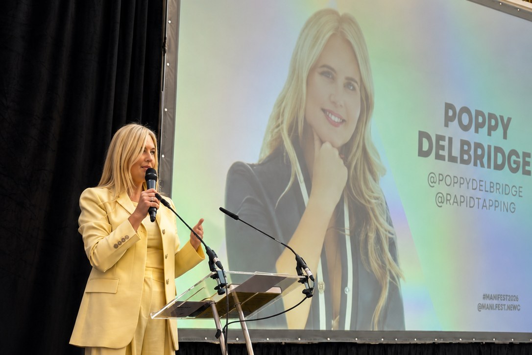 Poppy Delbridge on stage