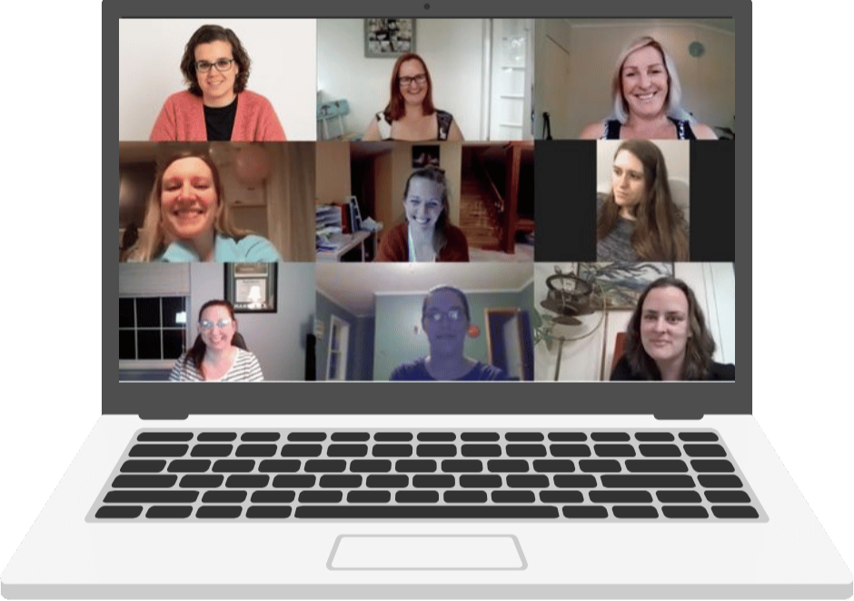 A midwife on a Care & Connect call