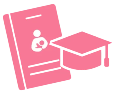 Thesis Icon in hot pink