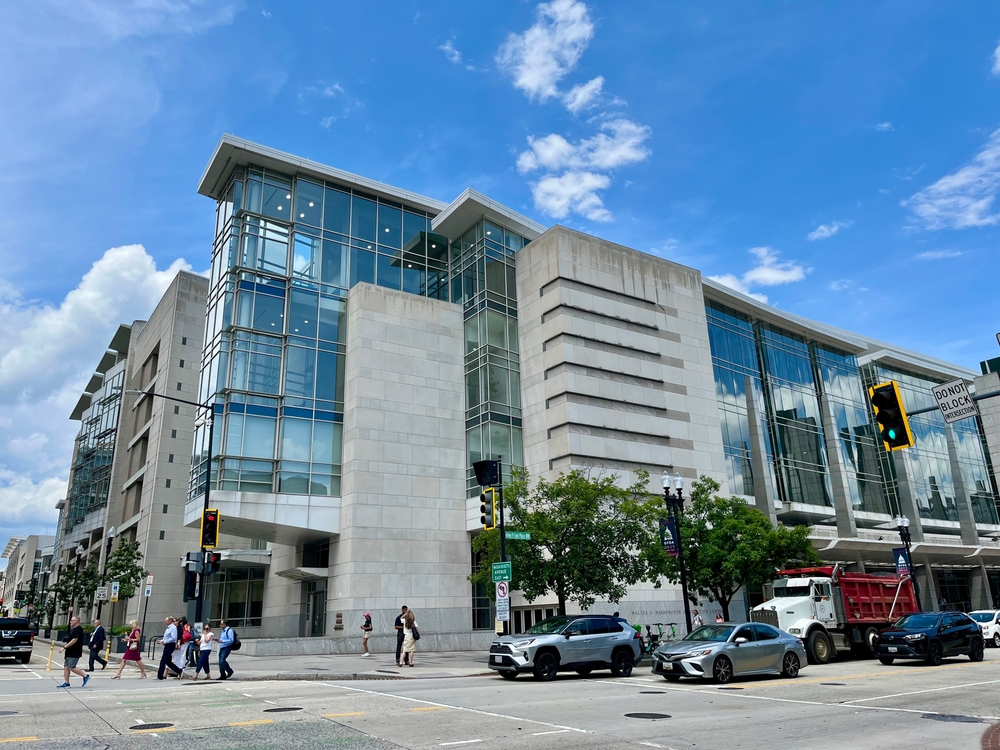 The Walter E. Washington Convention Center in Washington DC