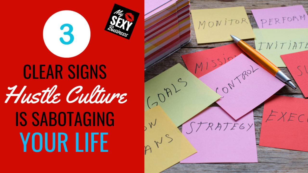 3 Clear Signs Hustle Culture Is Sabotaging Your Life, image of multi-colored post-its
