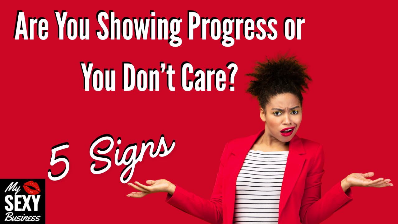 Are You Showing Progress or You Don't Care? 5 Signs - Image of girl with her arms out as if she's say 'huh'?