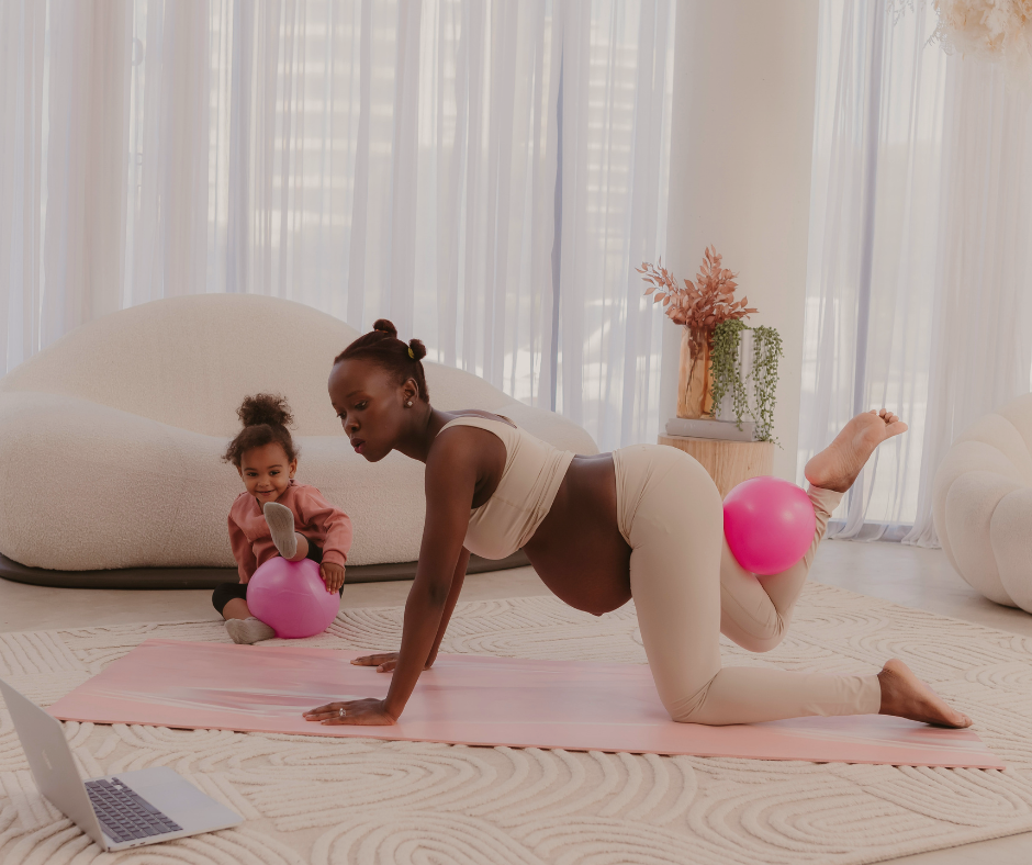 Variety of workouts for pregnancy and postnatal fitness