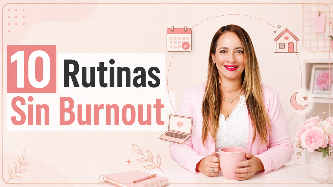 10 rutinas para mamás emprendedoras agotadas, sistemas prácticos sin burnout