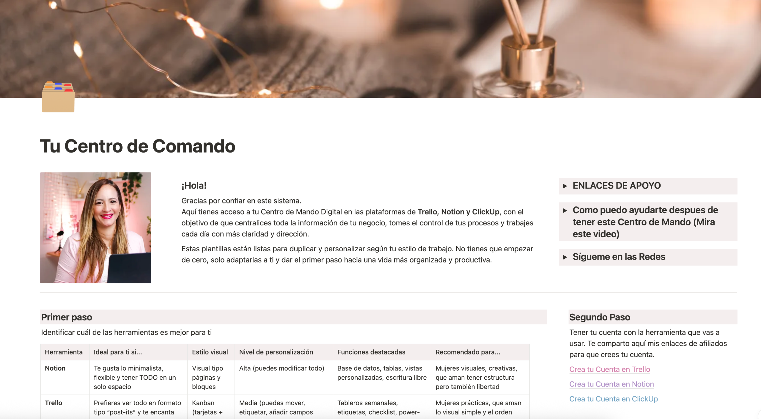 centro de comando HUB