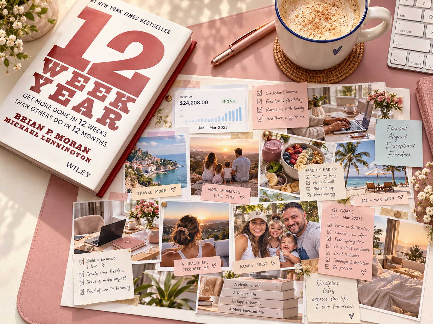 Vision board de 90 días para 2027