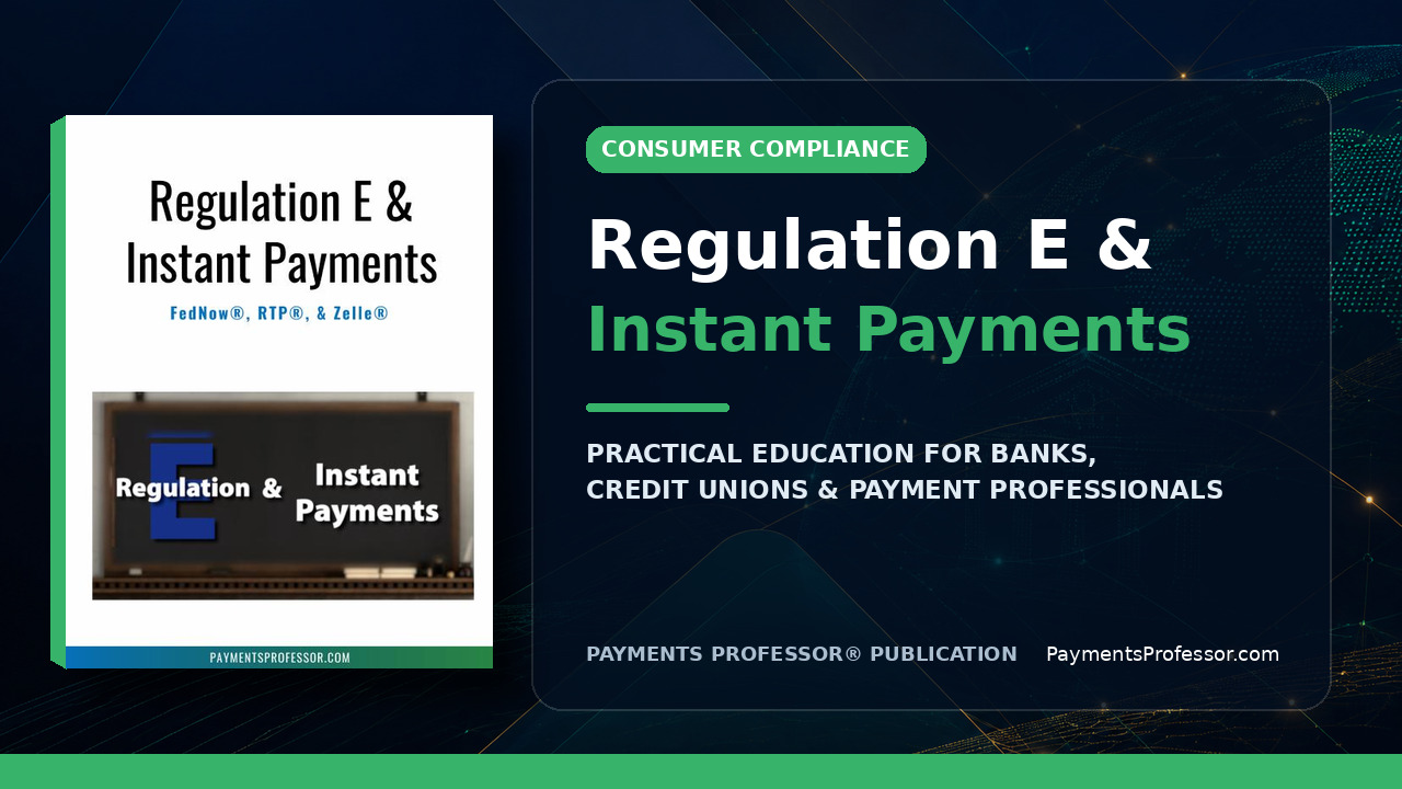 Instant Payments and Regulation E