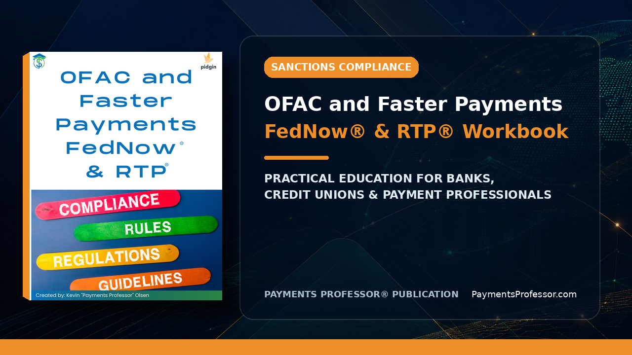 OFAC and Faster Payments, FedNow and RTP