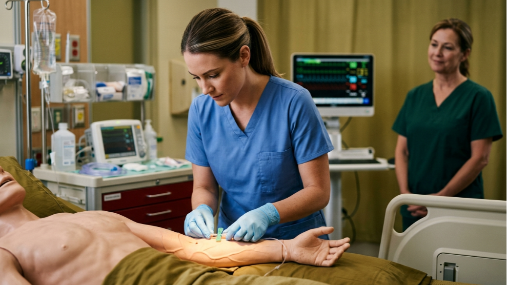 Pratica clinica — manichino anatomico