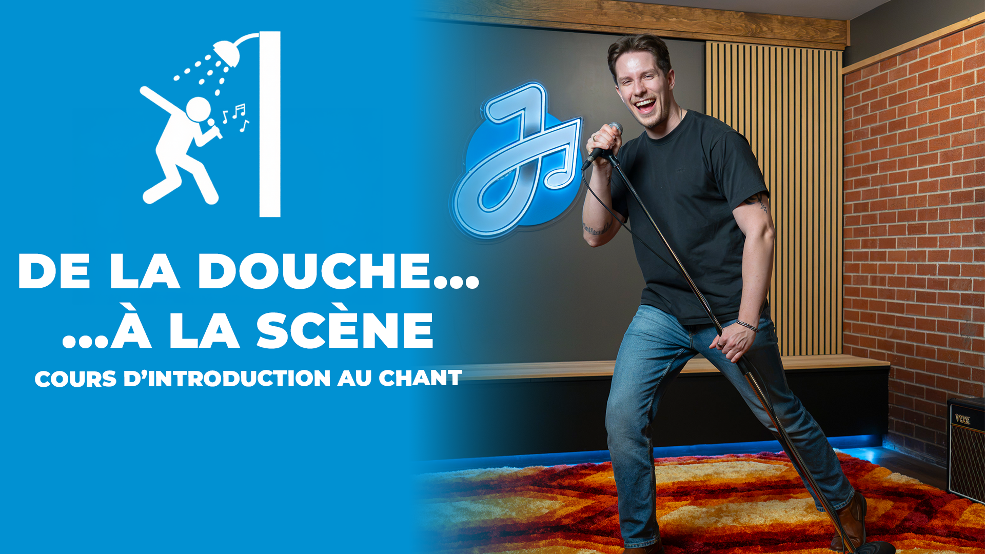 De la douche… à la scène! Cours d'introduction au chant avec Philippe Tremblay