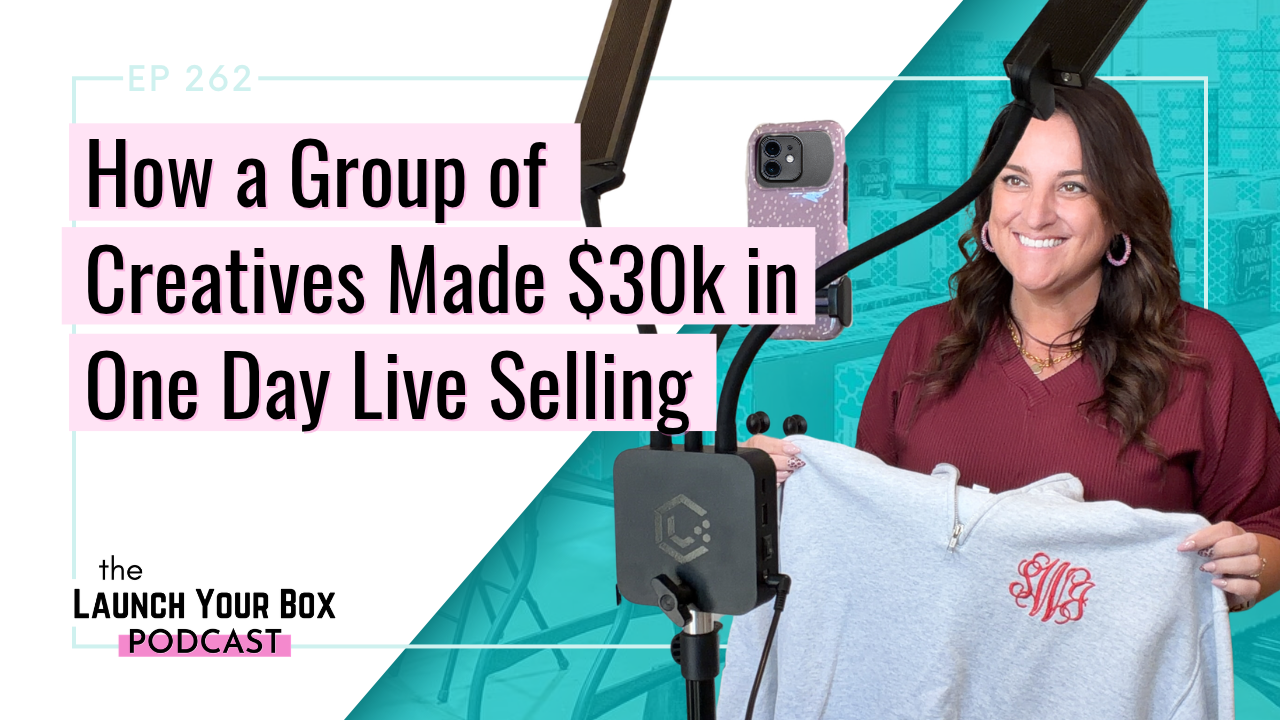 How a Group of Creatives Made $30k in One Day Live Selling | EP 262