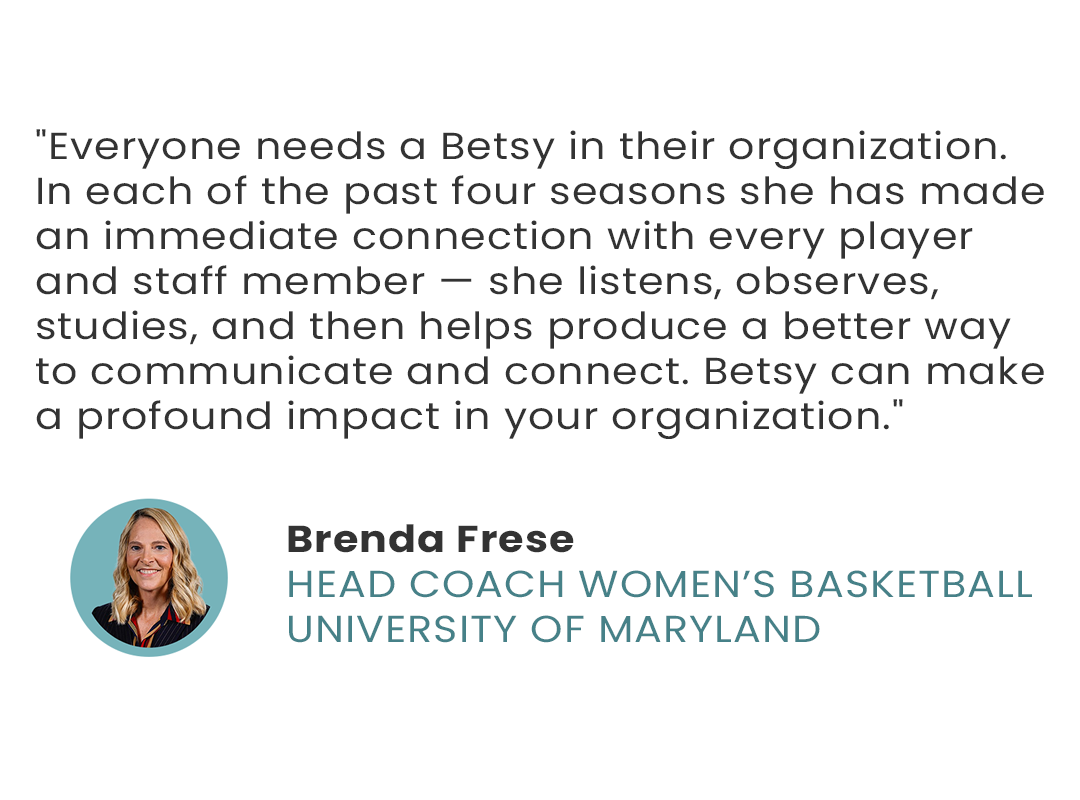 Headshot and quote from Brenda Frese