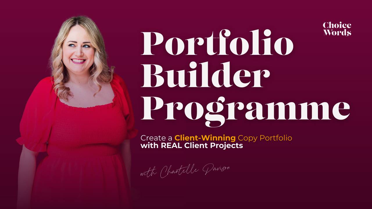 Copy Prompt Code Portfolio Build Your Copywriting Portfolio with Real Client Projects