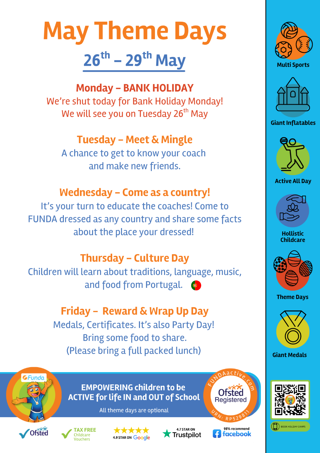 FUNDA Holiday Camp Theme Days