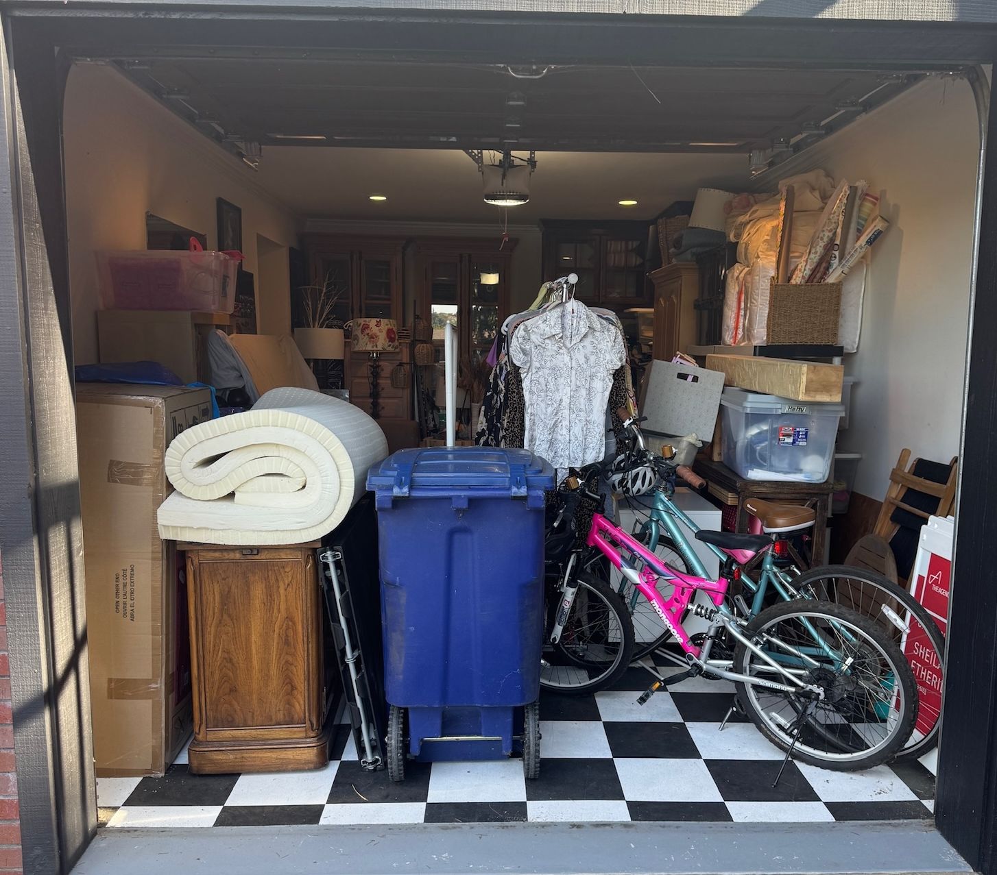 encinitas garage organization before picture