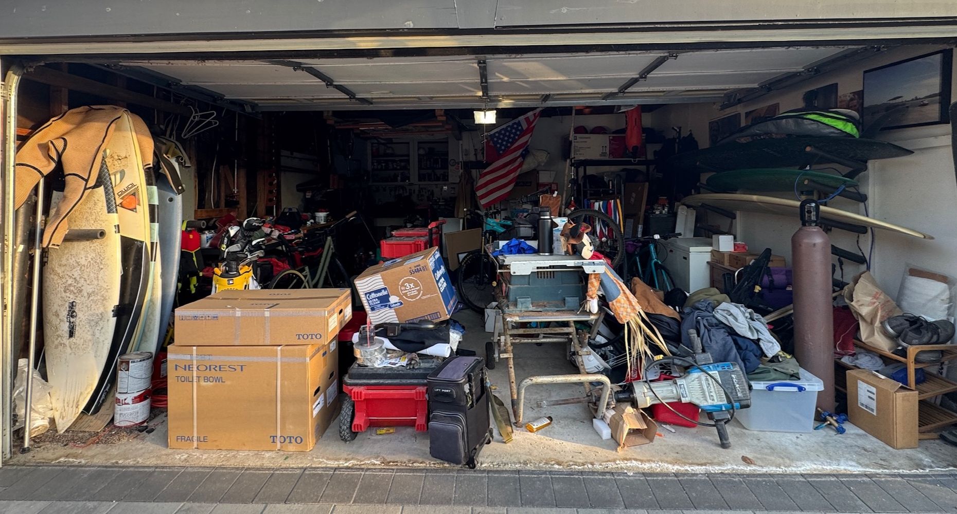 oceanside san diego garage cleaning before and after