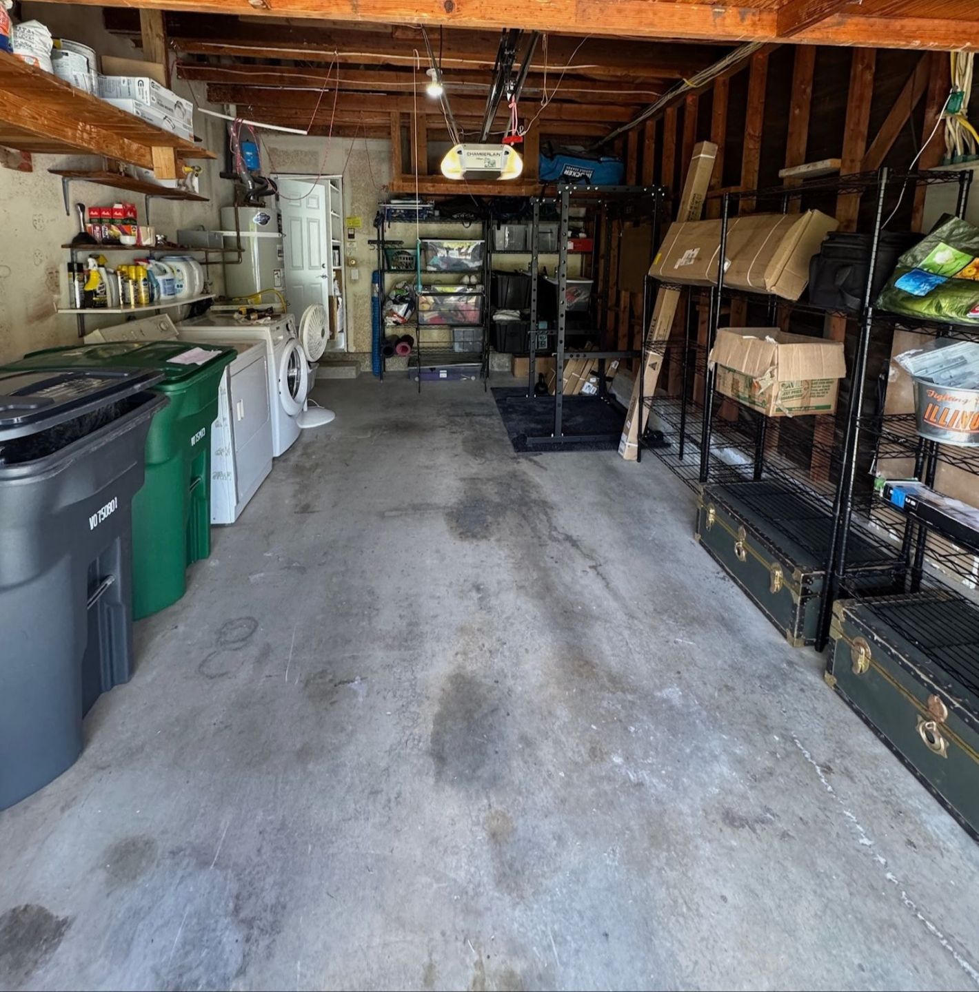 Garage cleanout vs garage organization in San Diego County