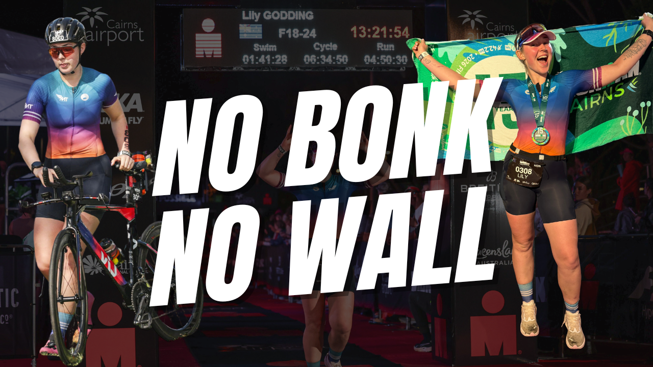 first Ironman nutrition guide showing carb loading foods the night before race day