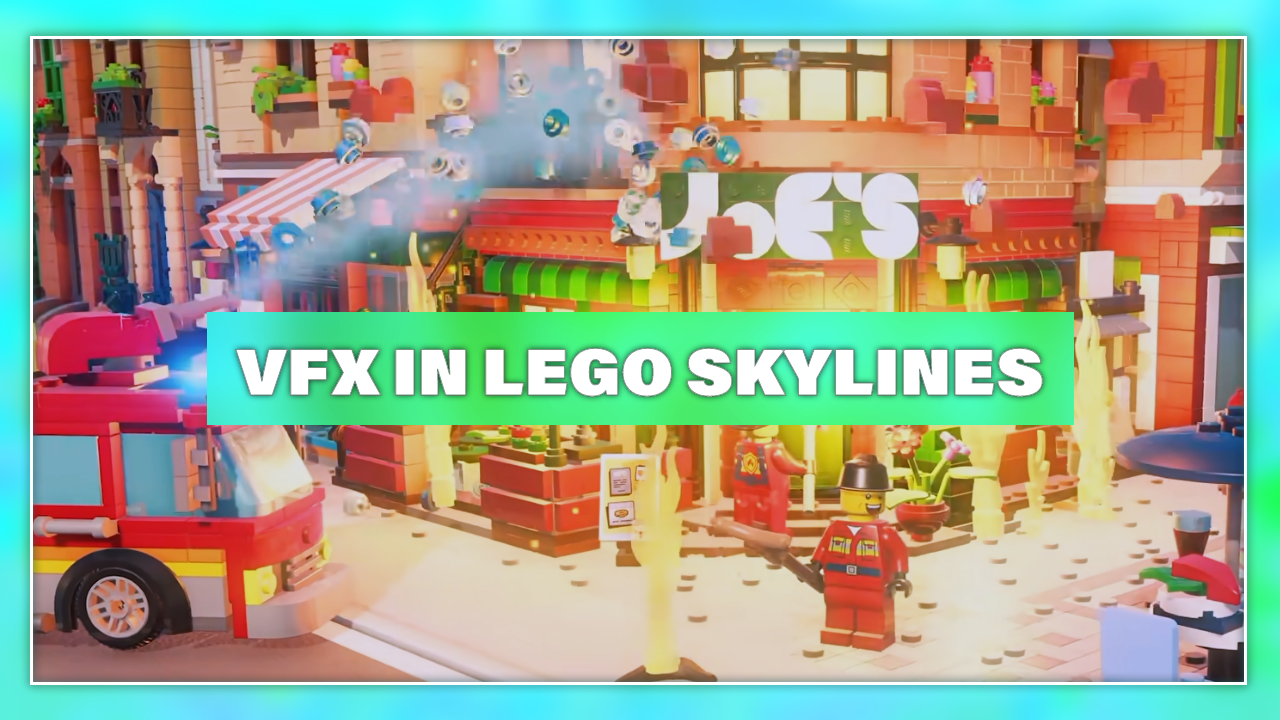 Dissecting the VFX in the LEGO Skylines Trailer Brick by Brick