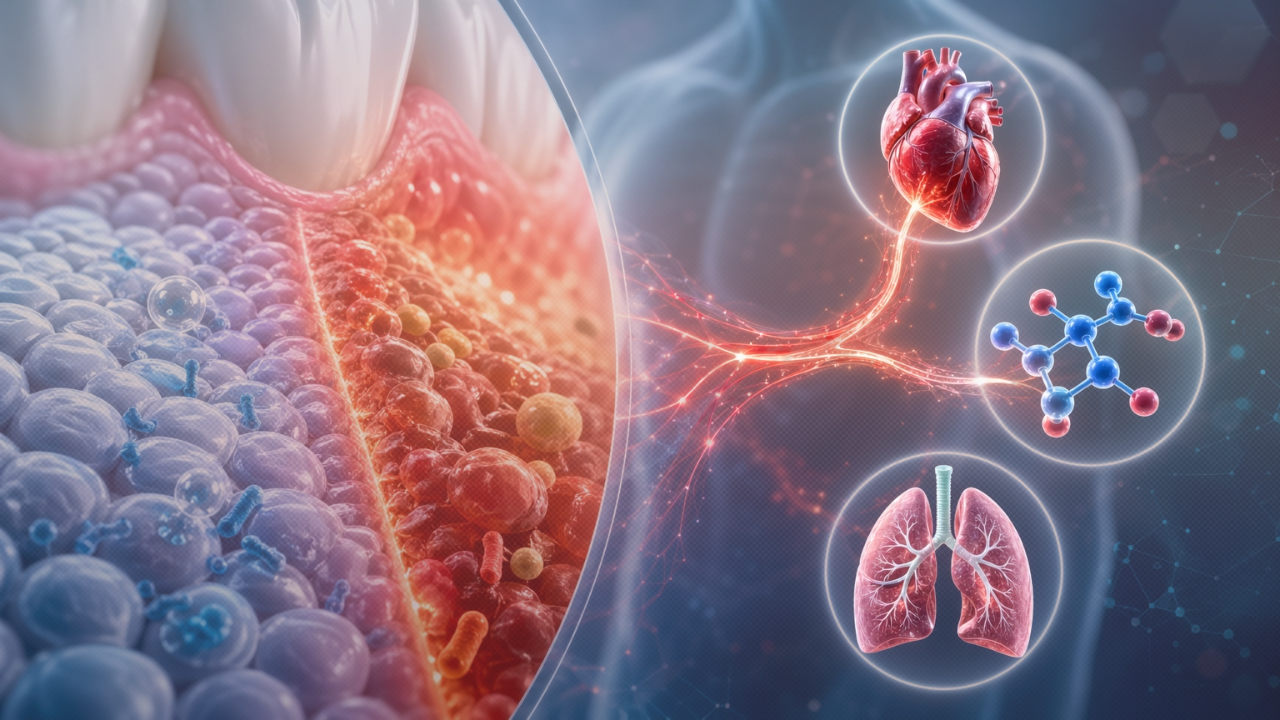Mouth and inflammation of the whole body