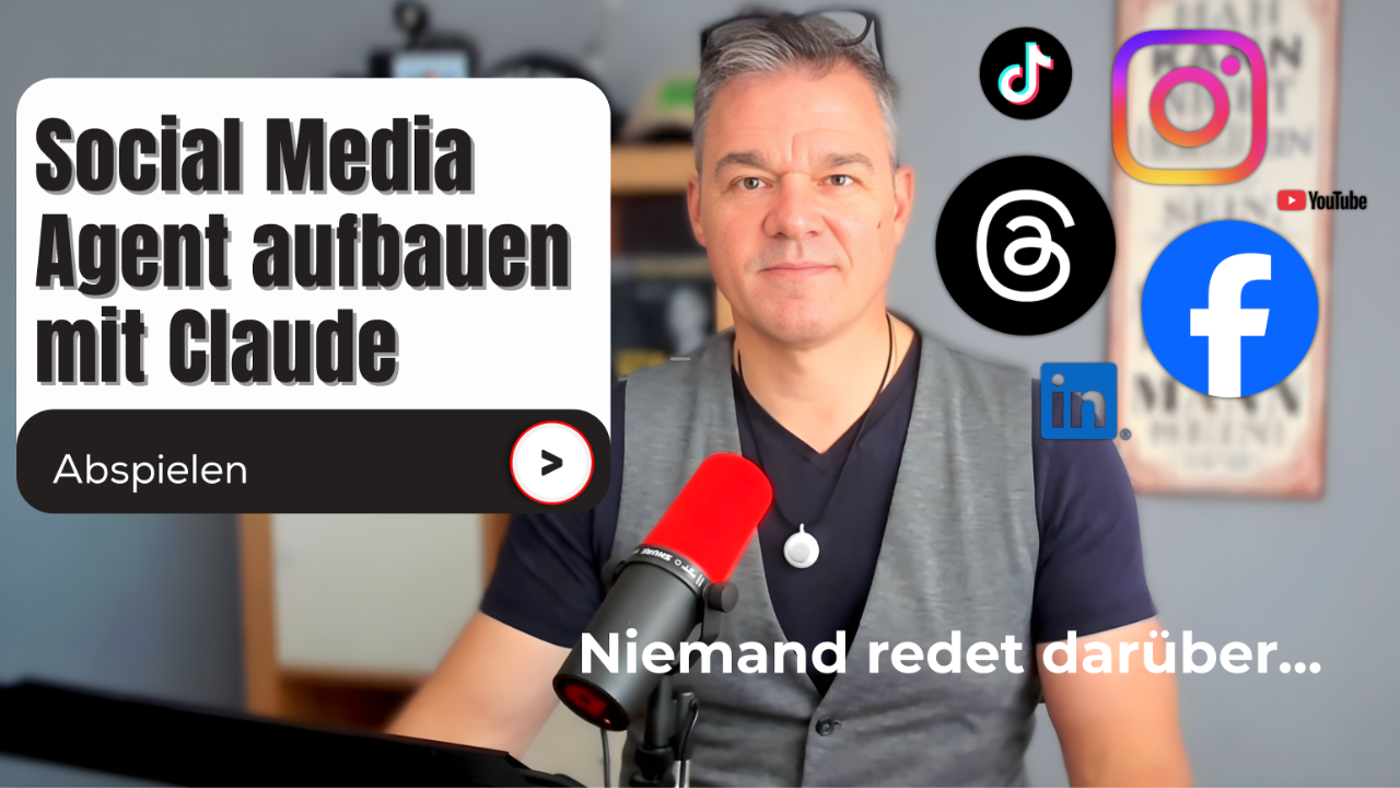 Wie du mit Claude und Metricool einen Social Media Agenten baust, der 50+ Posts pro Woche plant ohne täglich am PC zu sitzen. Schritt für Schritt erklärt.