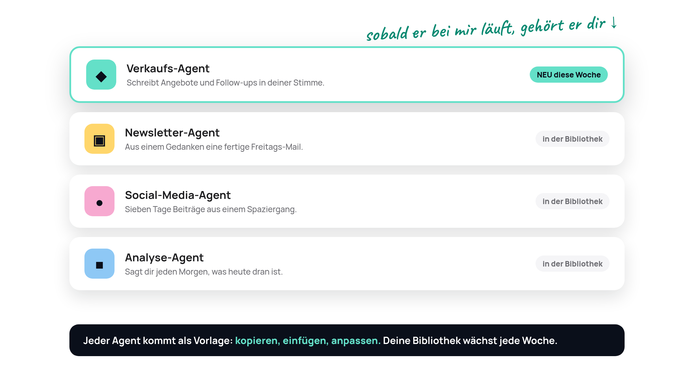 Agent Builder Woche
