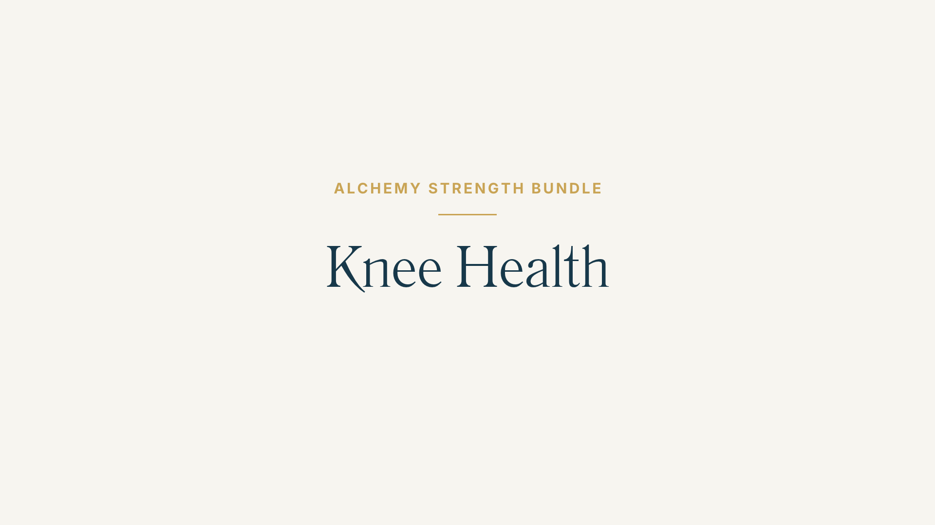 Knee Health bundle