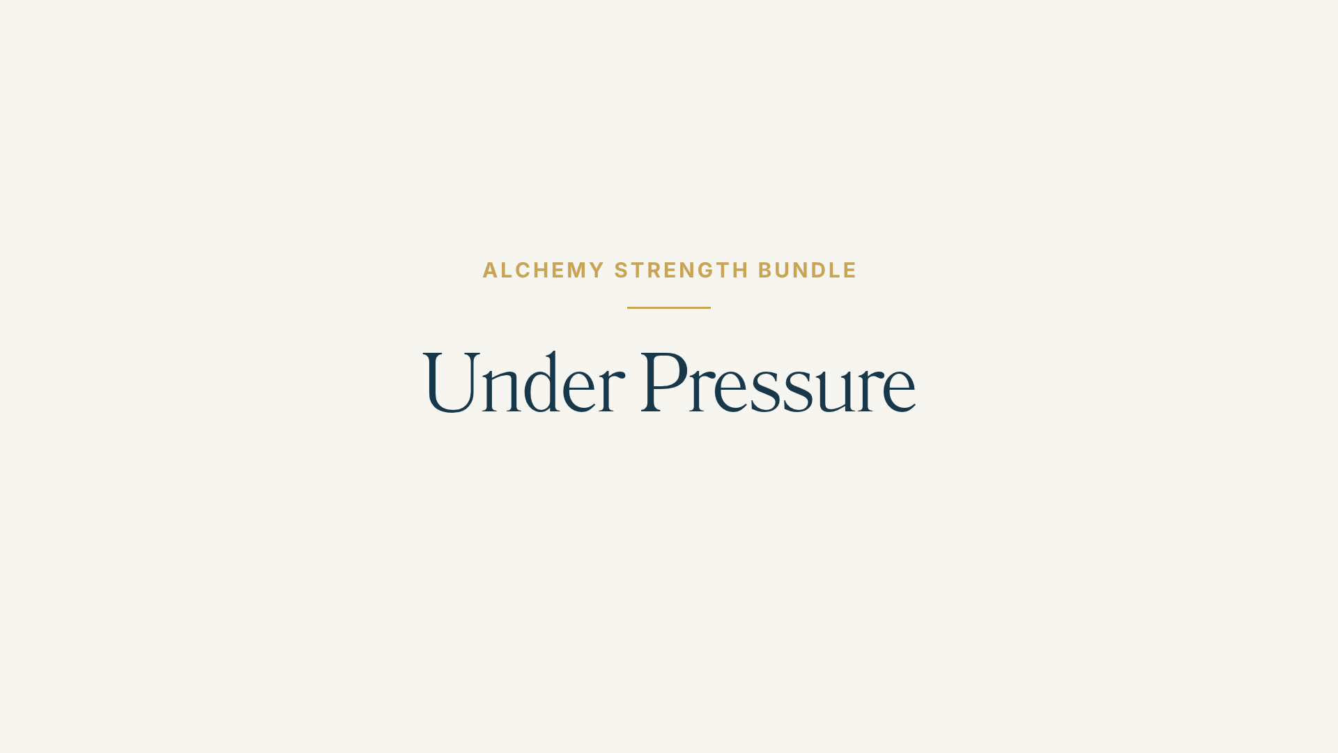 Under Pressure bundle
