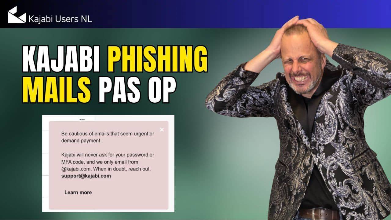 pas op voor kajabi phishing emails