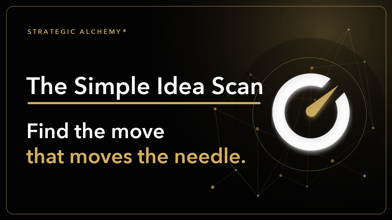 The Simple Idea Scan