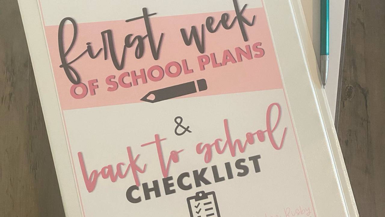 FREE 1st Week of School Plans & Checklist