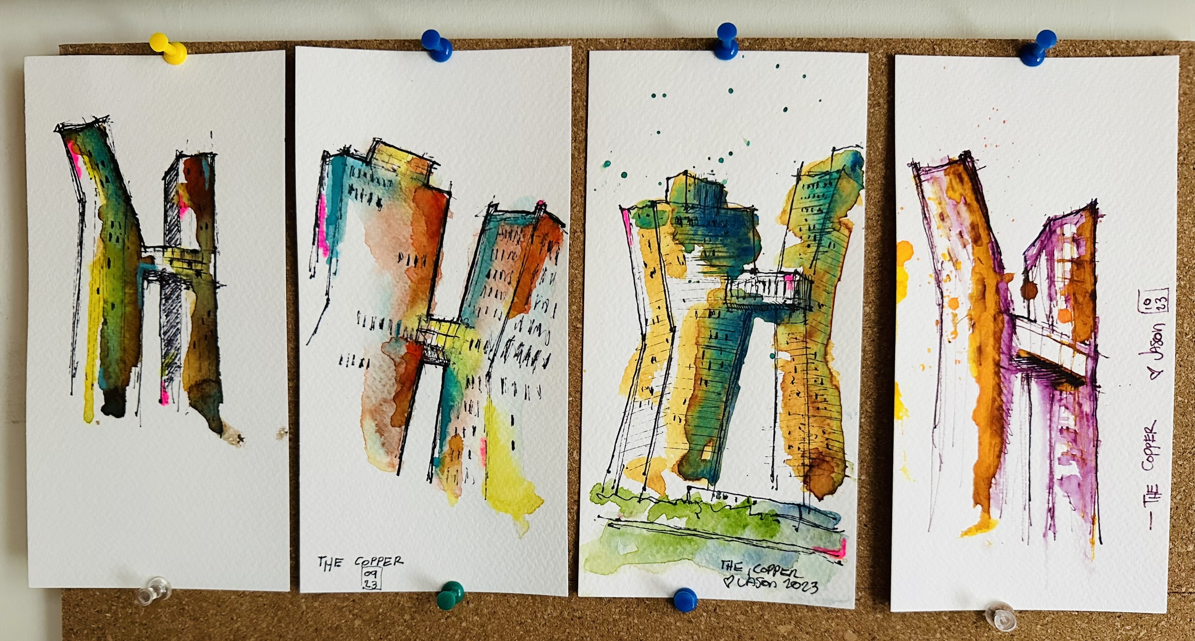 Copper Building Sketches