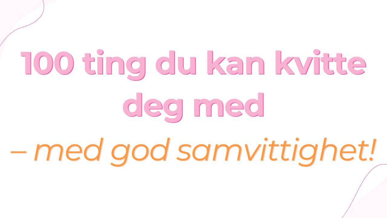 Rolig og ryddig hjem