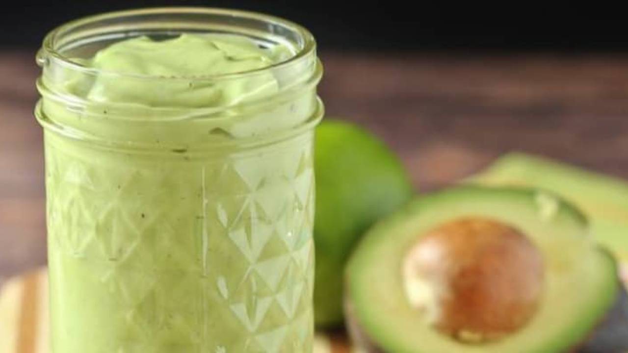 Avocado Salad Dressing nodairy, no added sugar!