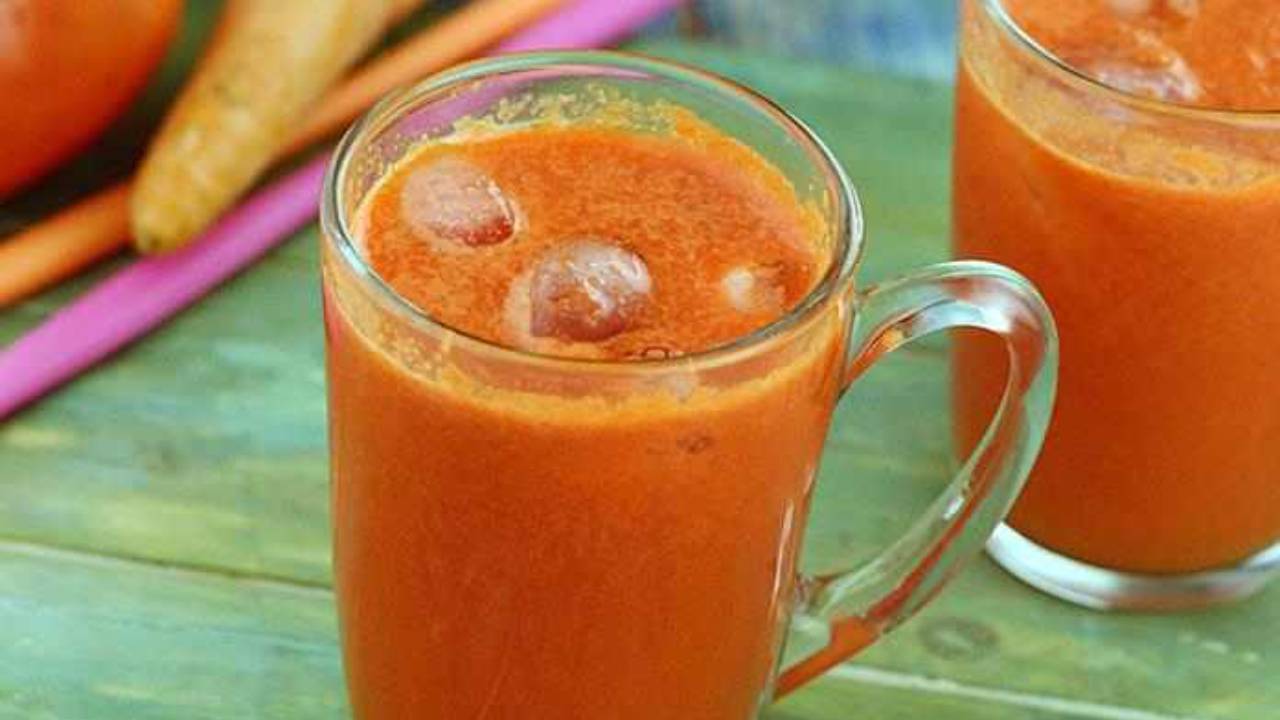 Carrot Cucumber Red Bell Pepper Juice