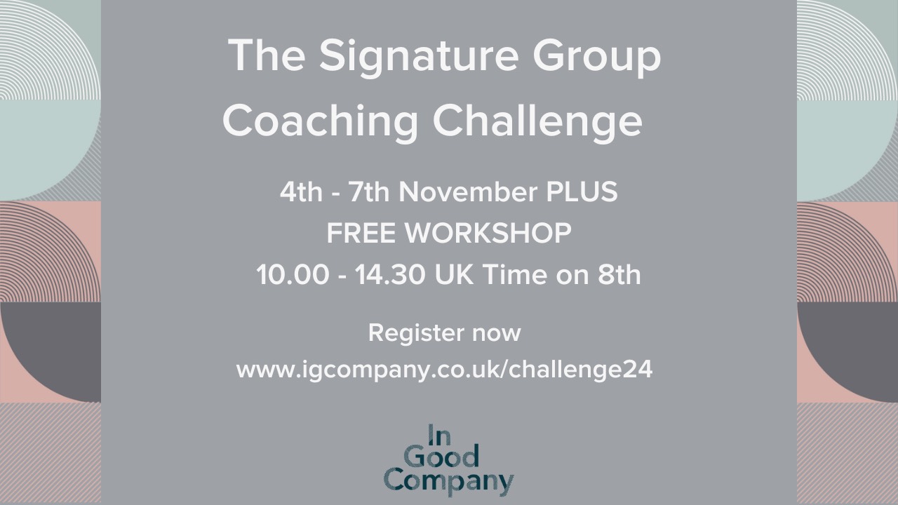 The Signature Group Coaching Challenge