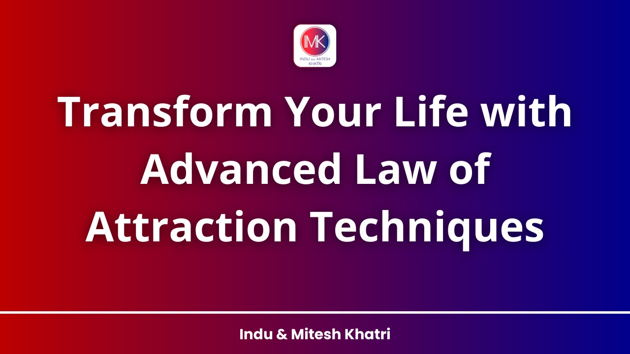 Free Master Class: Advanced Law of Attraction Techniques