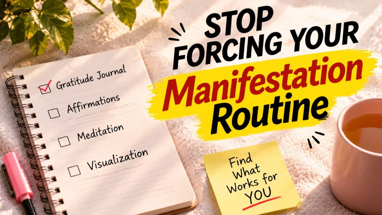 ✨ Your Manifestation Routine Isn’t Working? Stop Forcing It.