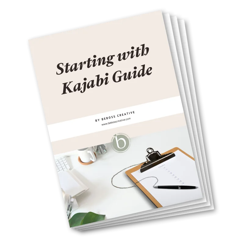 Starting with Kajabi -checlist cover
