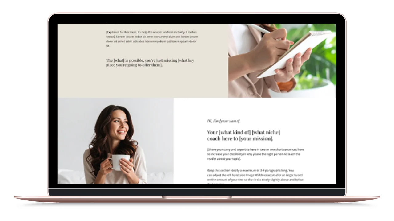 Kajabi website design