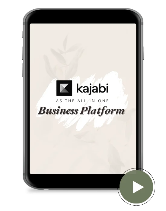 what is Kajabi like as a platform video training