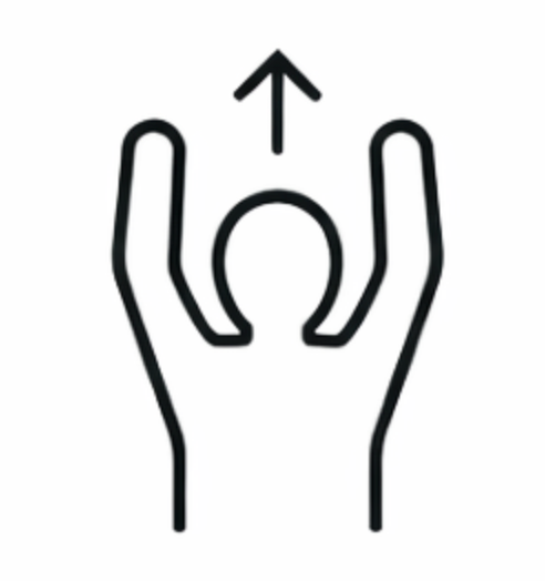 Get your hands overhead