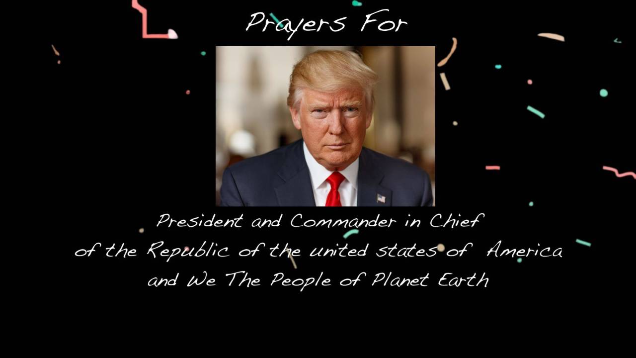 Prayers For President Trump