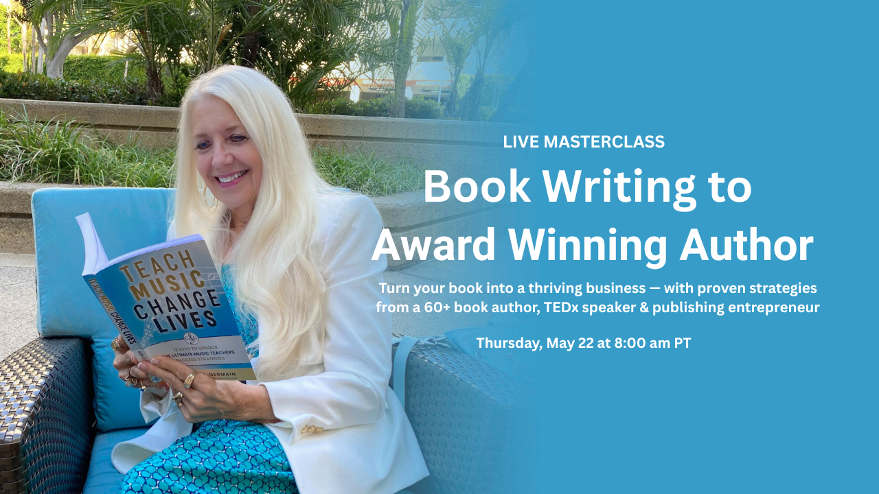 Book Writing to Award Winning Author | Masterclass